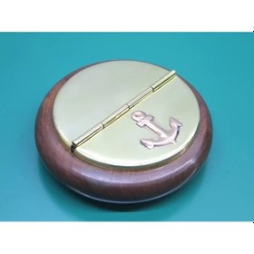 Resim Ahşap Pirinç Çapalı Küllük 1252 