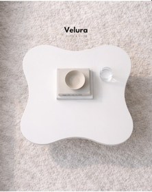 Resim Kelebek Orta Sehpa - Kırık Beyaz Ekru 