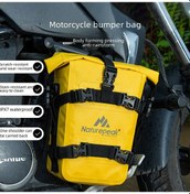 Resim Skycity Motosiklet Tampon Yan Çantası Çok Fonksiyonlu Bisiklet Çantası Pvc Su Geçirmez Sırt Çantası Amazon Popüler Motosiklet Seyahat Eseri Toptan Gri Renkli 