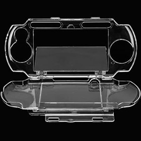 Resim NIKOU Koruyucu Kılıf Evrensel Koruyucu Kabuk Şık Kaymayı Önler Darbeye Dayanıklı Şeffaf Film Braketli PSP 2000 3000 için 