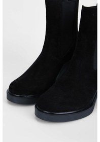 Resim Tamer Tanca Kadın Hakiki Deri Siyah Süet Casual Bot 231 2042 Bn Bot Sk23/24 Sıyah Suet 