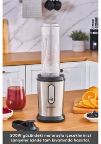 Resim Karaca Smooth And Crush 500 W Personal Kişisel Smoothie Blender 