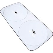 Resim Goldenqian Car Windshield Sun Shade Visor Uv Protection Shield For Bmw Mini Works Cooper F54 F55 F56 F57 F60 R50 R52 R53 R55 R56 R57 R58 1pcs-a 