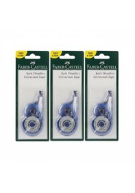 Resim Faber Castell Şerit Daksil 5mm 12 Metre 3'lü Set Beyaz 