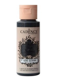 Resim Cadence Sytle Matt Kumaş Boyası 59 ML F-630 Siyah 