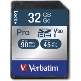 Resim Verbatim 32GB Sdhc Pro U3 Hafıza Kartı 