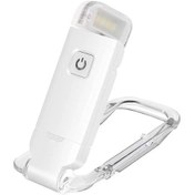 Resim Usb Şarj Edilebilir Kitap Okuma Led Işıkları Parlaklık Beyaz 