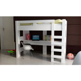 Resim EvModüler Lüks Tekli Ranza + Masalı 003-01 Beyaz Beyaz 