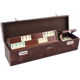 Resim Yıldızan Shopb Star Okey Takımı Deri Kilitli Kutu 1163394 