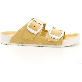 Resim Gönderi R Sarı Tokalı Günlük Terlik Sarı 