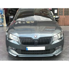 Resim Skoda Super B Custom Ön Ek 2015 2016 2017 2018 2019 Abs Plastik Uyumlu 