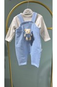 Resim MBK GARDEN Askılı Ayıcıklı 2' Li Bebek Salopet & Body Unisex 