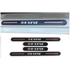 Resim Fiat Brava Uyumlu Carbon Kapı Eşiği 4'Lü Set Kırılmaz (548480236) 