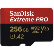 Resim Sandisk Extreme Pro 256Gb Micro Sdxc Uhs-I U3 A2 V30 Hafıza Kartı 