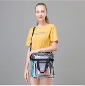 Resim Leezsing Şeffaf Çanta Stadyum Onaylı, Stadyum Güvenlik Seyahat Ve Spor Salonu Şeffaf Tote Çantalar Diğer 