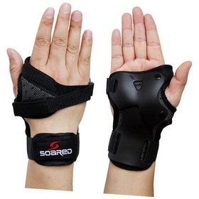 Resim Çocuk Bilek Brace Bilek Muhafızları Roller Pating Eldivenleri Çalışıyor Çocuklar Roller Paten Pedleri Beyaz 