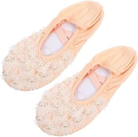 Resim BESPORTBLE Kızlar Için 1 Çift Yumuşak Tabanlı Dans Ayakkabısı Bale Ayakkabısı Küçük Bale Ayakkabısı Çocuklar Için Rahat Yoga Ayakkabısı 