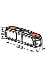 Resim Wago 221-2411 Kol Içi Satır Ekleme Konnektörü (500 Adet) 