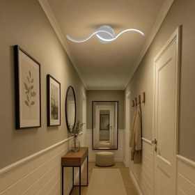 Resim TT605-BY Martı Model Çocuk-Antre-Küçük Oda Mat Beyaz LED Avize 