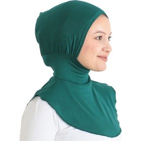 Resim Modish Group Kadın Boyunluklu Hijab Tesettür Pratik Spor Bone - Sarı Zümrüt 