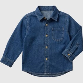Resim Overdo Erkek Çocuk Denim Gömlek 