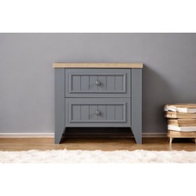 Resim Vivense Lora Komodin, Gri 