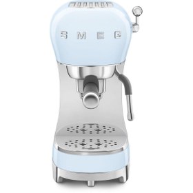 Resim Smeg 50's Style Pastel Mavi Espresso Kahve Makinesi ecf02pbeu 