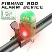 Resim 2 adet Ses ve Işık ile LED Balıkçılık Çiğneme Alarmı - Gece Balıkçılığı için Duyarsız Elektronik Uyarı, Balıkçılar için Mükemmel, Pil ile Çalışır, Yüksek Yansıtma İndeksi Polimer, Tuzlu ve Tatlı Su Kullanımı için İdeal, Gece Balıkçılığı Aletleri | LED Işık Alarmı | Dayanıklı Balıkçılık Aletleri, Balıkçılık Aletleri 