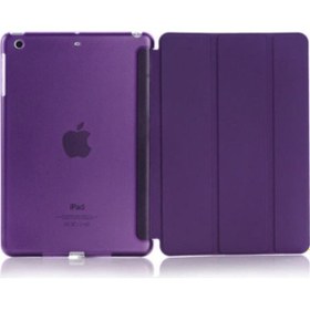 Resim iPad Uyumlu Air 2 A1566 A1567 Kılıf Smart Cover Standlı 9.7 Inç Mor 