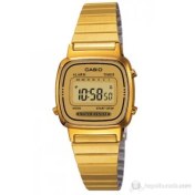 Resim Casio La670wga-9df Retro Gold Dijital Kol Saati 