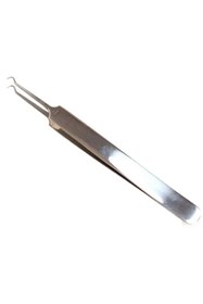 Resim SPELT Paslanmaz Çelik Sivilce Akne Siyah Nokta Temizleme Cımbızı Çengel Uç 