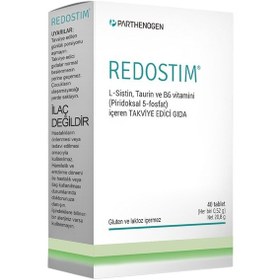 Resim Parthenogen Redostim 40 Tablet L Sistin, Taurin Ve Vitamin B6 