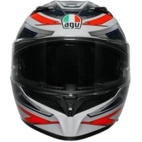 Resim Agv Motosiklet Kaskı K3 Mplk Space Mat White Red Fluo Configuration 