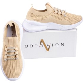 Resim Oblavion Life Comfort Bej Günlük Kadın Triko Spor Ayakkabı 