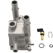 Resim Cruze Aveo İçin Sensörlü Alüminyum Motor Termostat Muhafaza Kapağı 96984103 96817255 - Huiliang 