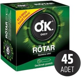 Resim Okey Rötar 45'li Prezervatif 