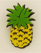 Resim Turuncu Tuhafiye Ananas Broş 6 Cm No:61 