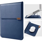 Resim Mena Rise 15,6 Inç Dizüstü Bilgisayar Kılıfı Dizüstü Bilgisayar Standı Ayarlanabilir, MacBook Pro 16"/15" 15.6" Hp Asus Acer Chromebook Bilgisayar Için Mouse Padli Bilgisayar 
