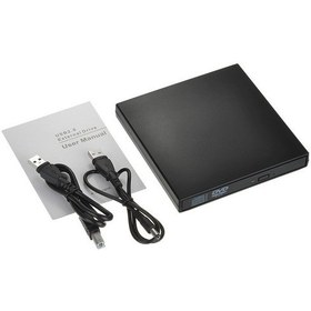 Resim Tenfowee Taşınabilir Usb Dvd Yazıcı Ve Okuyucu - Cd/dvd Rw, Laptop Ve Pc İçin Plug & Play 