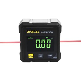 Resim Store 400mAh Şarjlı| Dijital ve Lazer Seviyeli Açı Ölçer | 4 Taraflı Mıknatıslı | Açıklama Önemli 