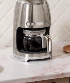 Resim Smeg 50's Style Retro Filtre Kahve Makinesi Çelik Dcf02sseu 