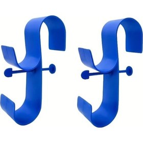 Resim Topshop1 2 Adet Ağır Hizmet Havuz Askısı Ayarlanabilir Kancalı Yer Tasarruflu Duvar Braketi 