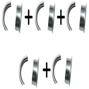 Resim Agk125 Uyumlu Egzoz Boğaz Bileziği Kısa 5 Set 'Gri 