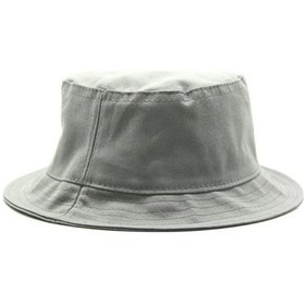 Resim Unisex Gri Bucket Kova Şapka Balıkçı Şapkası 