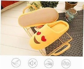 Resim GALPADA Pantuflas Para Hombres Terlik Kapalı Erkek Terlik Kadın Pantumblas De Mujer Erkek Ev Terliği Pamuk ler Kışlık Ahşap Zemin Günlük Ayakkabı Özledim 