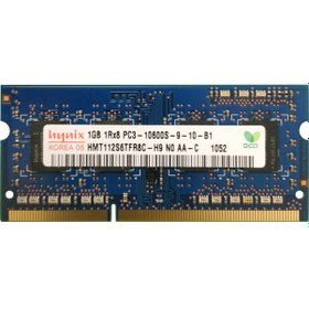 Resim Hynix 1GB 1333MHz 1Rx8 DDR3 1.5V Dizüstü Bilgisayar Laptop RAM 