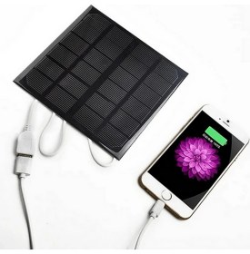 Resim Ece Monokristal Güneş Paneli Telefon Şarj 6V 3W 580MA 145MMX145MM 