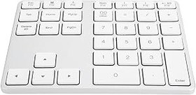 Resim Mini Sayısal Klavye, USB Tuş Takımı Alloyu Ultra İnce Sayı Ped Taşınabilir Tasarım BT 3.0 Bağlantısı Için 