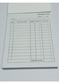 Resim Ulaş Sipariş Fişi 1-50 Otokocopili 12Li Paket 