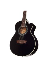 Resim Washburn Ea12b Mini Jumbo Elektro Akustik Gitar - Siyah Profesyonel - Festival Serisi Dar Kasa Mini Jumbo , Ihlamur Gövde, Dahili Preamp Ve Akort Cihazı Ölçüler: 648 Mm Skala Uzunluğu 